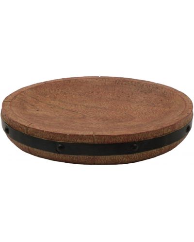 Stalak za sapun Inter Ceramic - Coconut, 13.8 x 11 x 2.5 cm, smeđi - 1