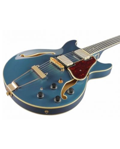 Poluakustična gitara Ibanez - AMH90, Prussian Blue Metallic - 3