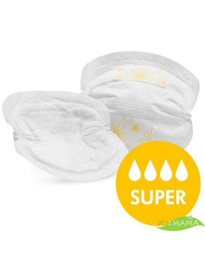 Jastučići za majčino mlijeko Medela - Safe&Dry, 60 komada - 6