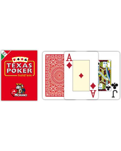 Poker karte Texas Hold’em Poker - crvena leđa - 2