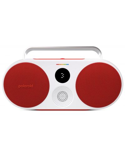Prijenosni zvučnik Polaroid - P3, crveno/bijeli - 1