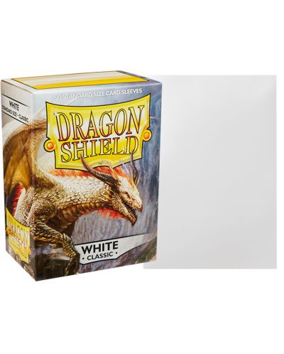 Štitnici za kartice Dragon Shield Classic Sleeves - White (100 komada) - 2