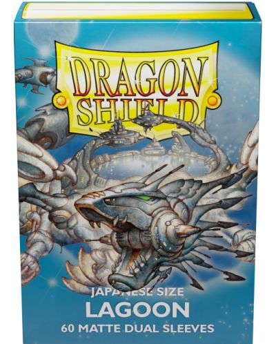 Štitnici za kartice Dragon Shield Dual Sleeves - Small Matte Lagoon (60 komada) - 1