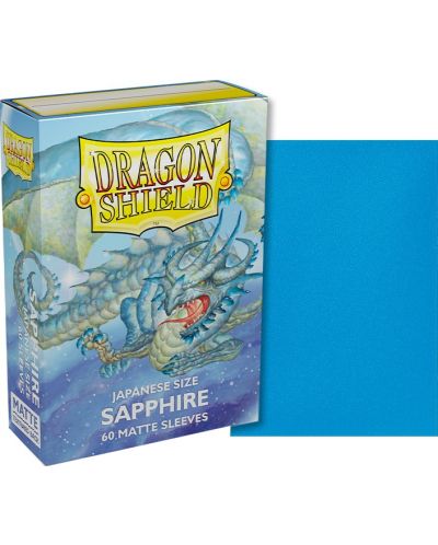 Štitnici za kartice Dragon Shield Sleeves - Small Matte Sapphire (60 komada) - 2