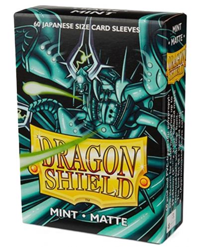 Štitnici za kartice Dragon Shield Sleeves - Small Matte Mint (60 komada) - 1