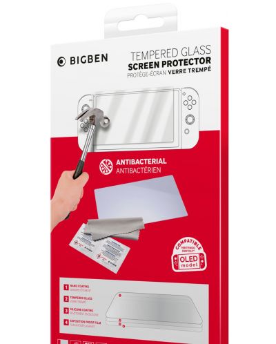 Štitnik za zaslon Big Ben Tempered Glass Screen Protector (Nintendo Switch OLED) - 1