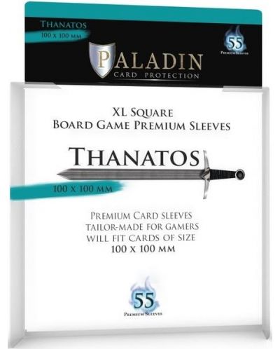 Štitnici za kartice Paladin - Thanatos 100 x 100 (55 kom.) - 1