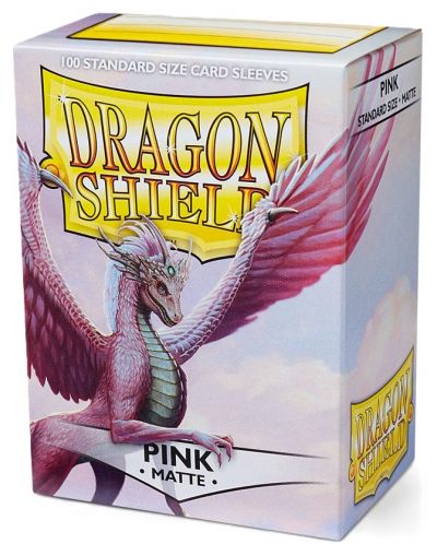 Štitnici za kartice Dragon Shield Sleeves - Matte Pink (100 komada) - 1