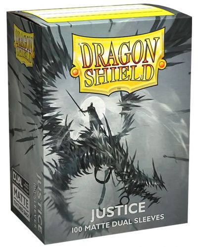 Štitnici za kartice Dragon Shield Dual Sleeves - Matte Justice (100 komada) - 1