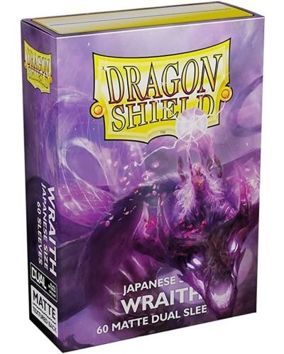 Štitnici za kartice Dragon Shield Dual Sleeves - Small Matte Wraith (60 komada) - 1