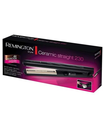 Pegla za kosu Remington - S3500 Straight, 230ºC, keramika, crna - 2
