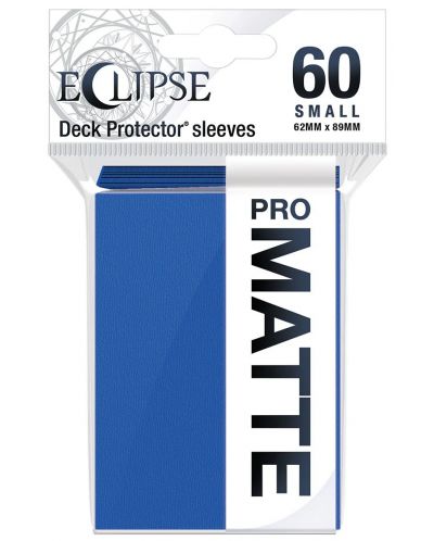 Štitnici za karte Ultra Pro - Eclipse Matte Small Size, Pacific Blue (100 бр.) - 1