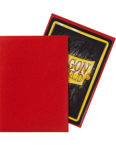 Štitnici za kartice Dragon Shield Sleeves - Matte Crimson (100 komada) - 3