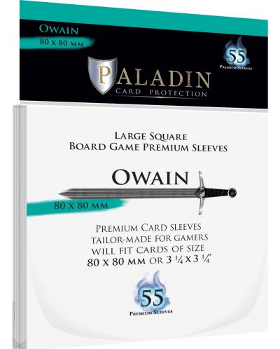 Štitnici za kartice Paladin - Owain 80 x 80 (55 kom.) - 1