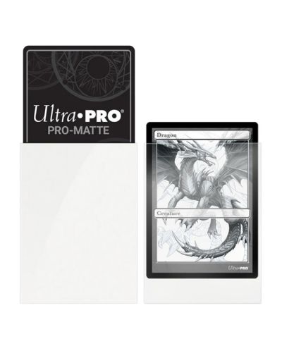 Štitnici za karte Ultra Pro - PRO-Matte Standard Size, White (50 kom.) - 2