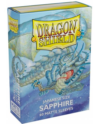 Štitnici za kartice Dragon Shield Sleeves - Small Matte Sapphire (60 komada) - 1