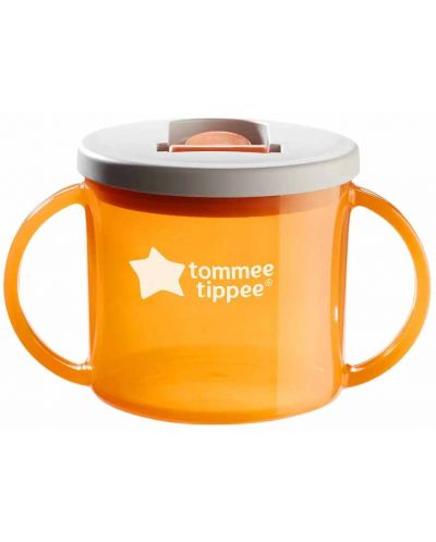 Prijelazna čaša Tommee Tippee - First cup, 4 m+, 190 ml, narančasta - 2