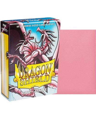 Štitnici za kartice Dragon Shield Sleeves - Small Matte Pink (60 komada) - 2