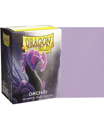 Štitnici za kartice Dragon Shield Dual Sleeves - Matte Orchid (100 komada) - 2