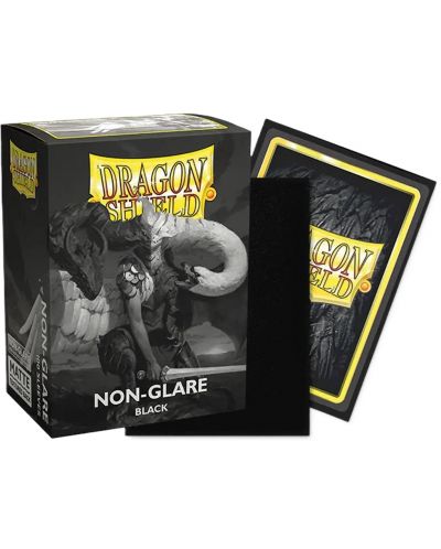 Štitnici za kartice Dragon Shield Sleeves - Non-Glare Matte V2 Black (100 komada) - 2