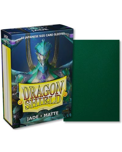 Štitnici za kartice Dragon Shield Sleeves - Small Matte Jade (60 komada) - 2