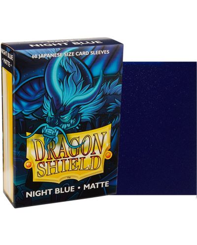 Štitnici za kartice Dragon Shield Sleeves - Small Matte Night Blue (60 komada) - 2