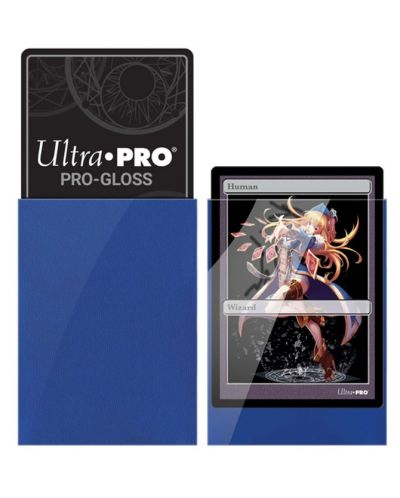 Štitnici za karte Ultra Pro - PRO-Gloss Small Size, Blue (60 kom.) - 2