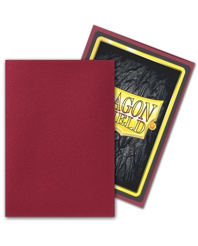 Štitnici za kartice Dragon Shield Sleeves - Small Matte Blood Red (60 komada) - 3