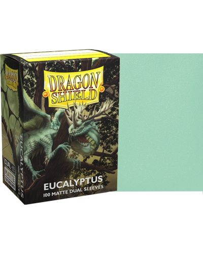 Štitnici za kartice Dragon Shield Dual Sleeves - Matte Eucalyptus (100 komada) - 2