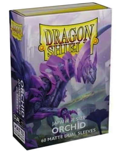 Štitnici za kartice Dragon Shield Dual Sleeves - Small Matte Orchid (60 komada) - 1
