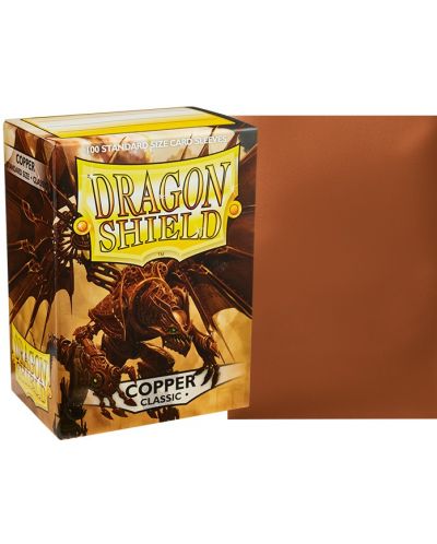 Štitnici za kartice Dragon Shield Classic Sleeves - Copper (100 komada) - 2