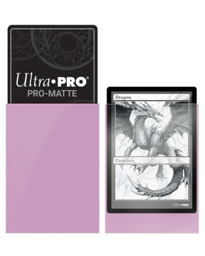 Štitnici za karte Ultra Pro - PRO-Matte Standard Size, Pink (50 kom.) - 2