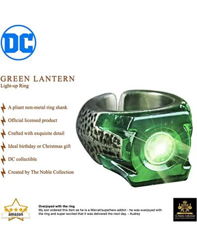 Prsten The Noble Collection DC Comics: Green Lantern - Light-Up Ring - 4