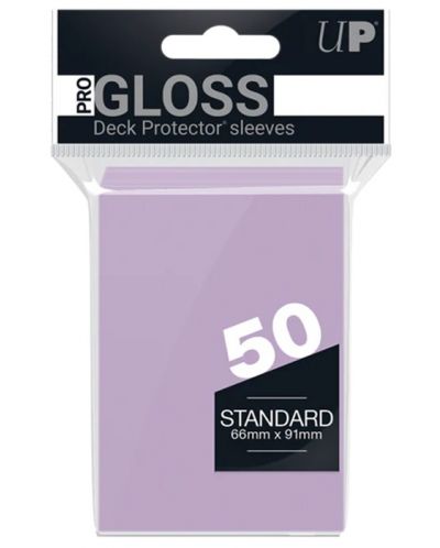 Štitnici za karte Ultra Pro - PRO-Gloss Standard Size, Lilac (50 kom.) - 1