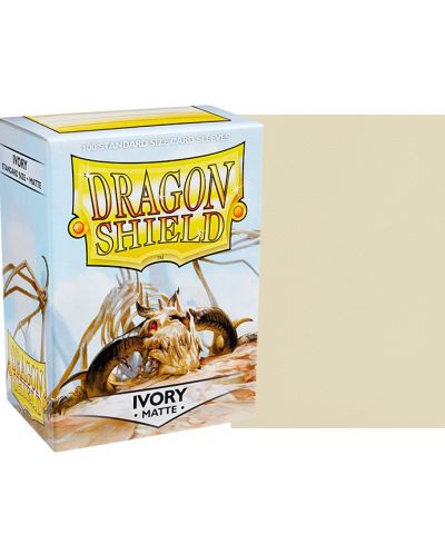 Štitnici za kartice Dragon Shield Sleeves - Matte Ivory (100 komada) - 2