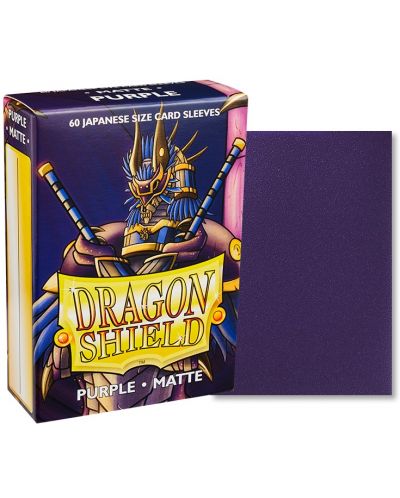 Štitnici za kartice Dragon Shield Sleeves - Small Matte Purple (60 komada) - 2