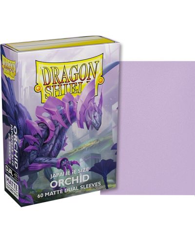 Štitnici za kartice Dragon Shield Dual Sleeves - Small Matte Orchid (60 komada) - 2