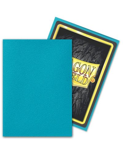 Štitnici za kartice Dragon Shield Sleeves - Matte Turquoise (100 komada) - 3