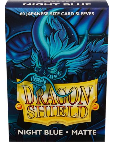 Štitnici za kartice Dragon Shield Sleeves - Small Matte Night Blue (60 komada) - 1