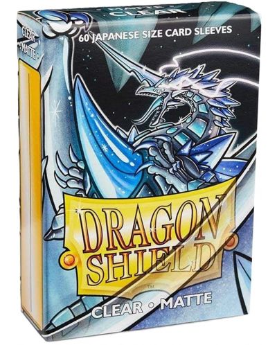 Štitnici za kartice Dragon Shield Clear Sleeves - Small Matte (60 komada) - 1
