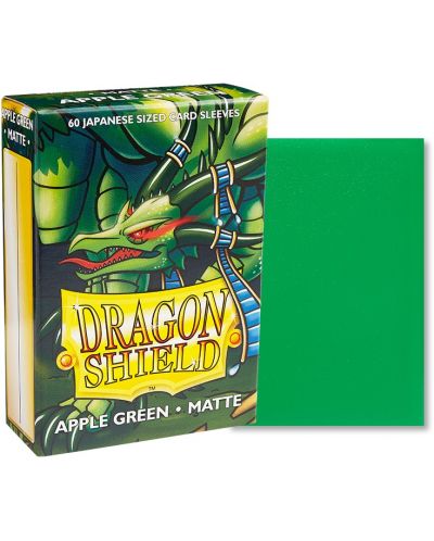 Štitnici za kartice Dragon Shield Sleeves - Small Matte Apple Green (60 komada) - 2