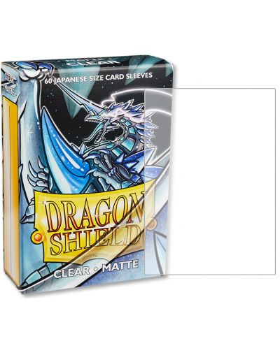 Štitnici za kartice Dragon Shield Clear Sleeves - Small Matte (60 komada) - 2