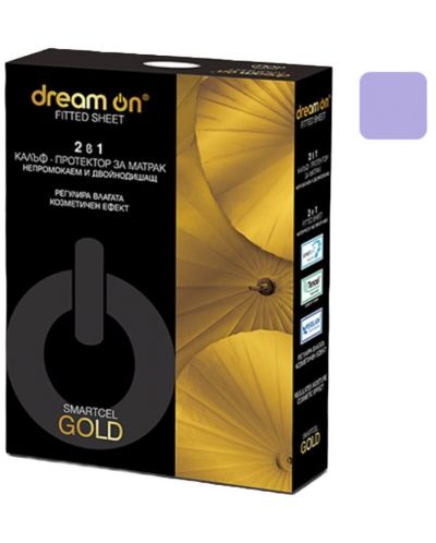 Zaštita za madrac Dream On - Smartcel Gold, ljubičasta - 1