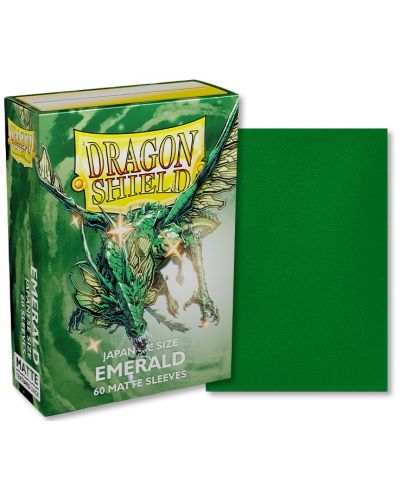 Štitnici za kartice Dragon Shield Sleeves - Small Matte Emerald (60 komada) - 2