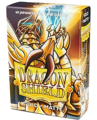 Štitnici za kartice Dragon Shield Sleeves - Small Matte Gold (60 komada) - 1