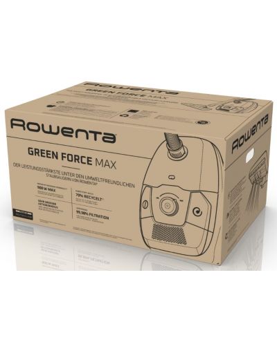 Usisavač s vrećicom Rowenta - Green Force Max RO4933EA, HEPA, crni - 4