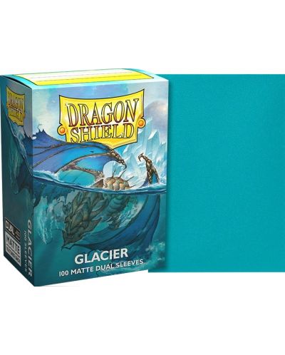 Štitnici za kartice Dragon Shield Dual Sleeves - Matte Glacier (100 komada) - 2