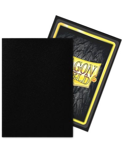 Štitnici za kartice Dragon Shield Sleeves - Non-Glare Matte V2 Black (100 komada) - 3