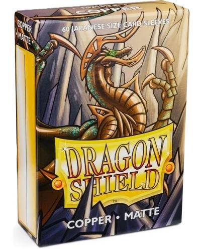 Štitnici za kartice Dragon Shield Sleeves - Small Matte Copper (60 komada) - 1