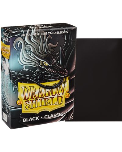 Štitnici za kartice Dragon Shield Sleeves - Small Black (60 komada) - 2